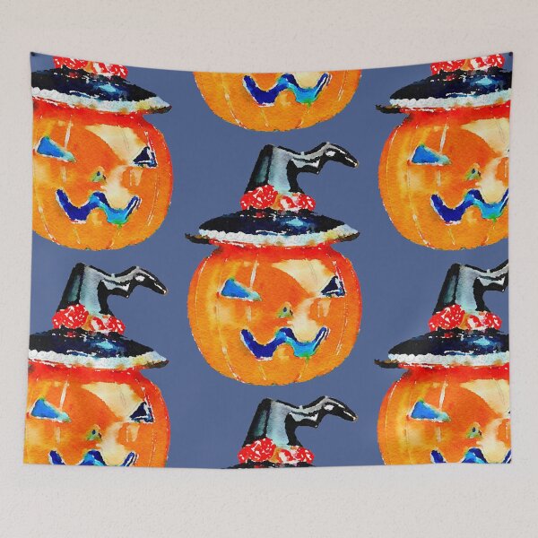 Item preview, Pumpkin wearing Witches Hat designed and sold by sillybanana.