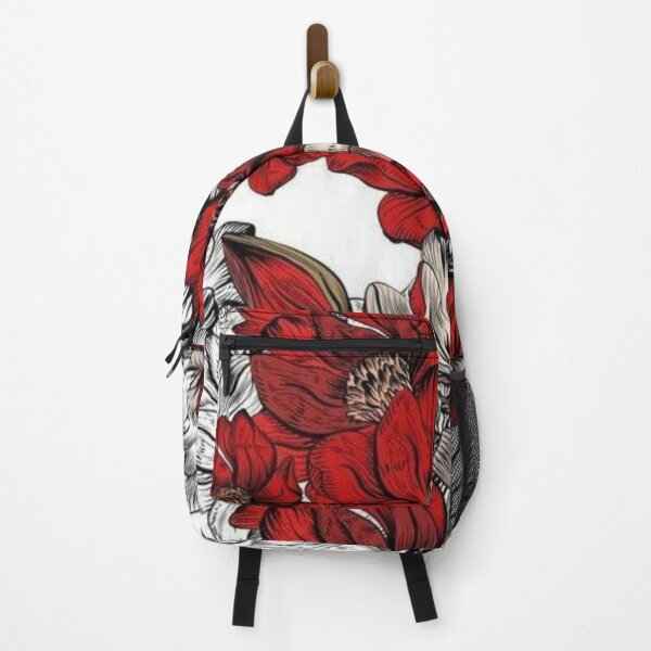 Item preview, Floral Red and white flowers designed and sold by sanchiaproducts.