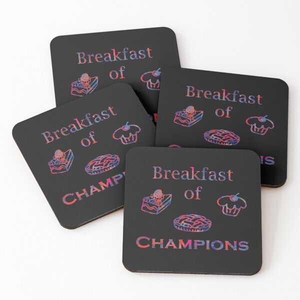 Item preview, Colourful Drops Breakfast of Champions Sticker Pack designed and sold by AMSonArt.