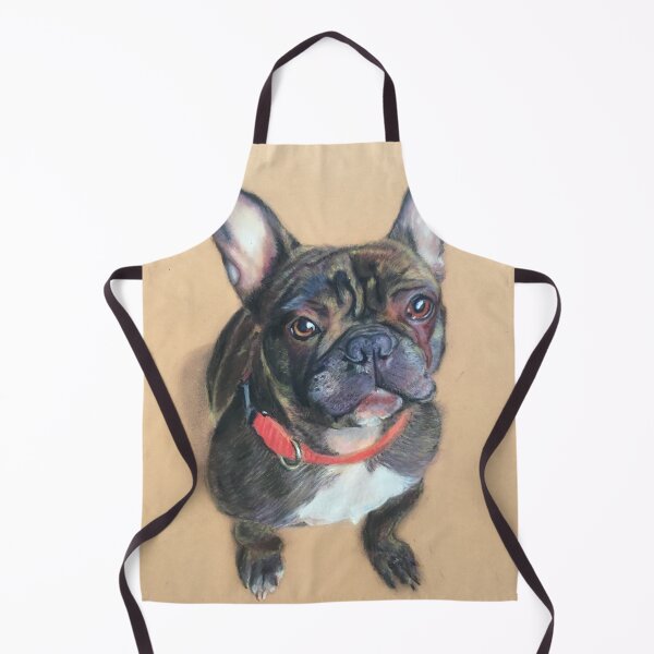 Item preview, dog portrait painting cute French bulldog puppy domestic pets animal picture  designed and sold by Julieford.