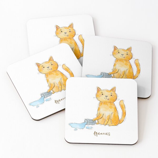 Item preview, Aquarius Cat  designed and sold by urbanattitudeco.