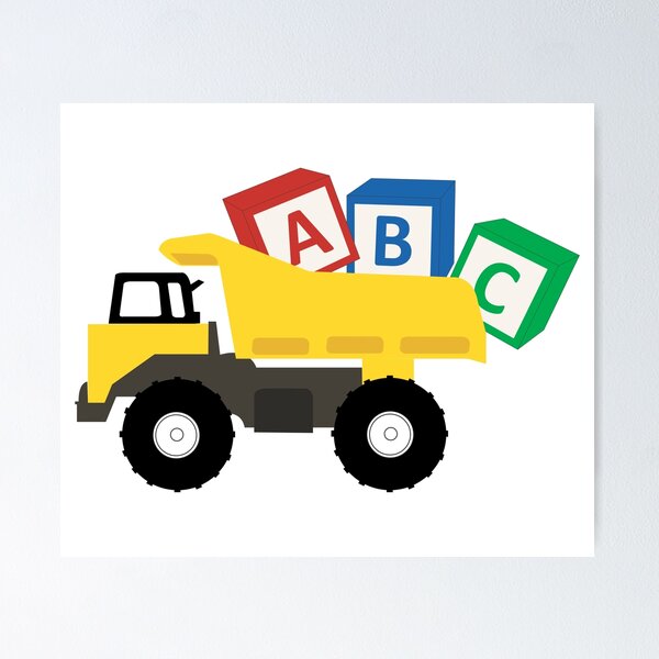 Item preview, ABC Construction Trucks designed and sold by idovedesign.