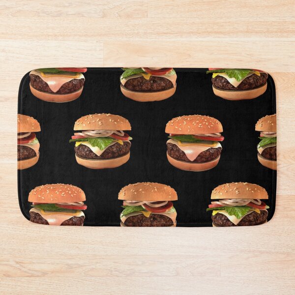 Item preview, Big Hamburger Cheeseburger Fast Food Art designed and sold by johnta17.
