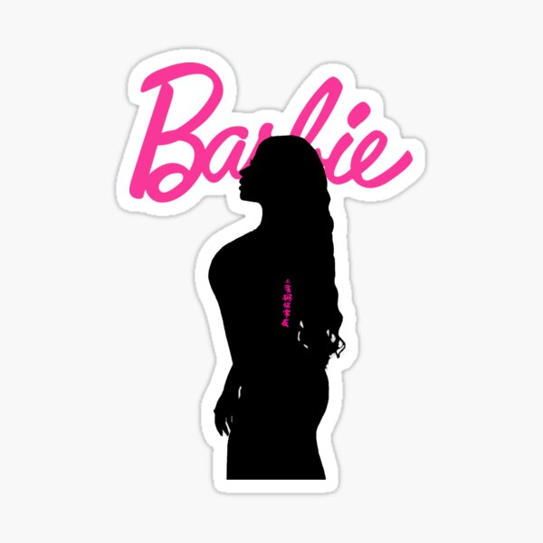 barbie silhouette stickers