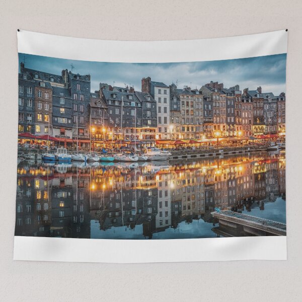 Item preview, Honfleur night reflections designed and sold by Vicki Moritz.