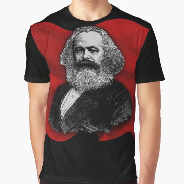 Vista previa del artículo con la obra «KARL MARX», diseñado y vendido por Paparaw.