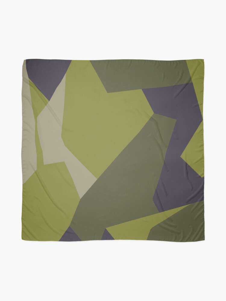 小物 camouflage pattern long stole Swedish Military Splinter Camo Pattern