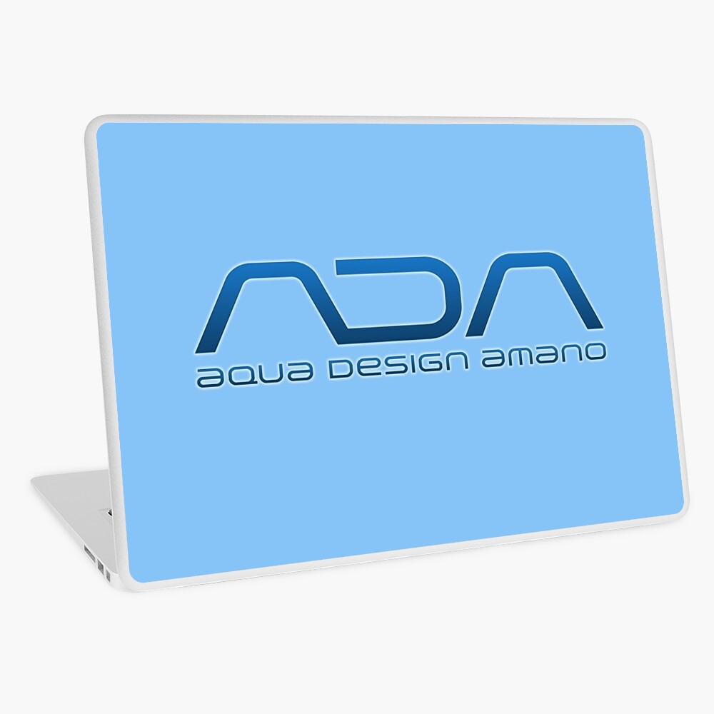 "ADA Aqua Design Amano Logo Aquascape" Laptop Skin by baloon-ID | Redbubble