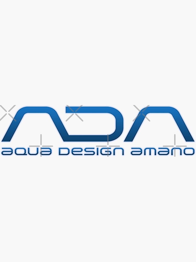 "ADA Aqua Design Amano Logo Aquascape" Sticker by baloon-ID | Redbubble