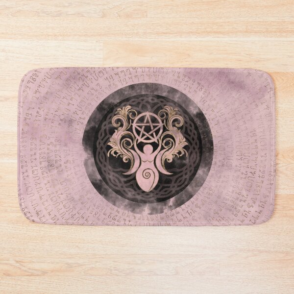 Item preview, Triple Goddess with pentagram - gentle pastels designed and sold by k9printart.