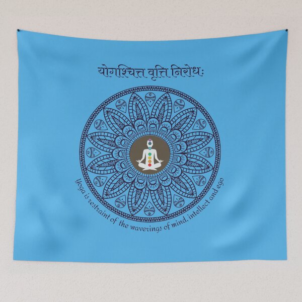 Item preview, Mandala Art with Aligned Chakras and Yogi designed and sold by PacificStreams.
