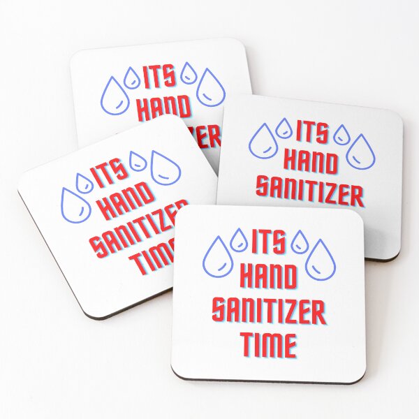 Item preview, It’s Hand Sanitizer time! Cool Neon design red and blue  designed and sold by ButterflyBe.