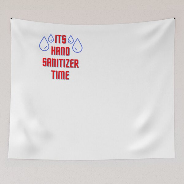 Item preview, It’s Hand Sanitizer time! Cool Neon design red and blue  designed and sold by ButterflyBe.