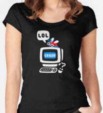 Bug d'ordinateur T-shirt échancré