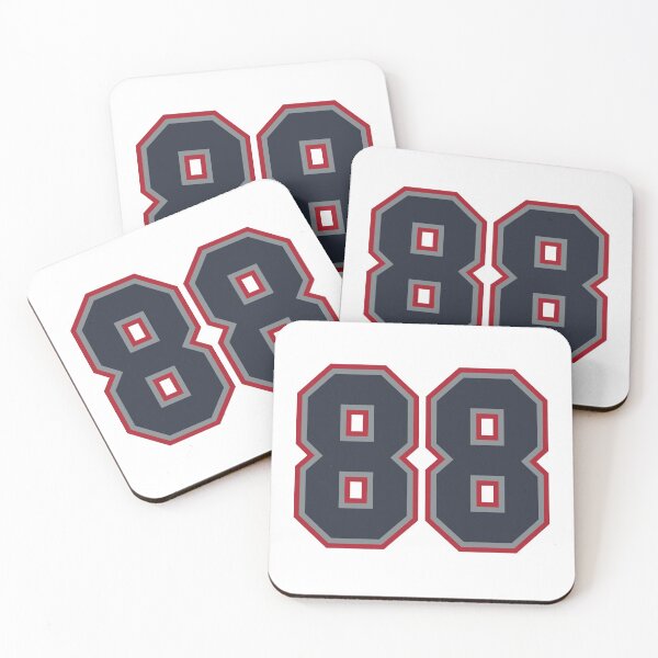 Item preview, 88 Navy Grey Red Sports Number Eighty-Eight  designed and sold by HelloFromAja.