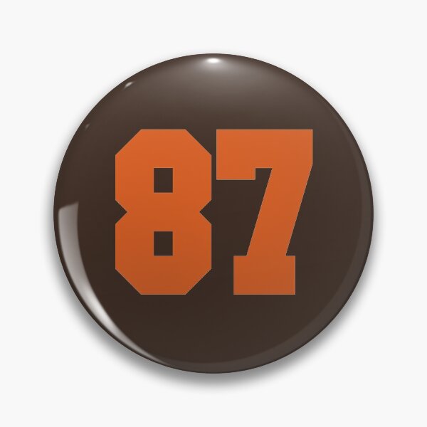 Item preview, 87 Number Cleveland Sports Eighty-Seven Brown Jersey designed and sold by HelloFromAja.