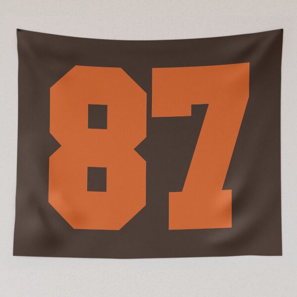 Item preview, 87 Number Cleveland Sports Eighty-Seven Brown Jersey designed and sold by HelloFromAja.