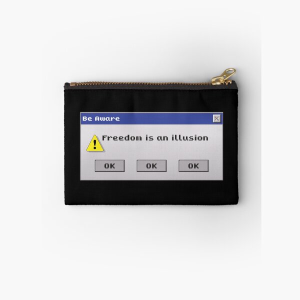 Item preview, Freedom is an Illusion - Be Aware designed and sold by TrutherIndex.