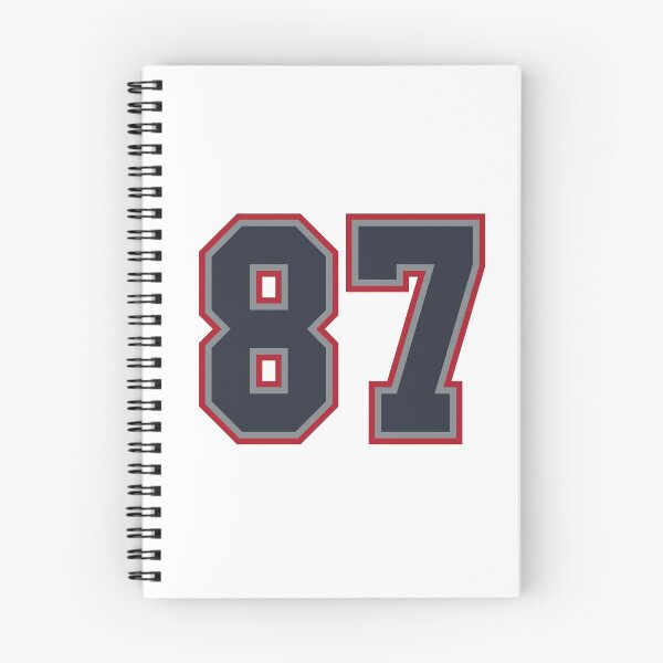Item preview, 87 Navy Grey Red Sports Number Eighty-Seven designed and sold by HelloFromAja.