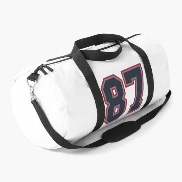 Item preview, 87 Navy Grey Red Sports Number Eighty-Seven designed and sold by HelloFromAja.