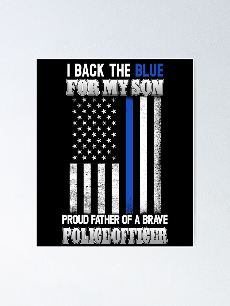 Personalized Police Officer Gifts Thin Blue Line Law Enforcement Gifts  Police Fathers Day Gift Personalized Fathers Day Gift for Men 