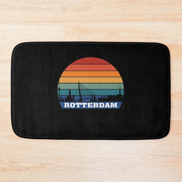 Item preview, Rotterdam Skyline Silhouette Souvenir Netherlands Flag designed and sold by TeeHome.