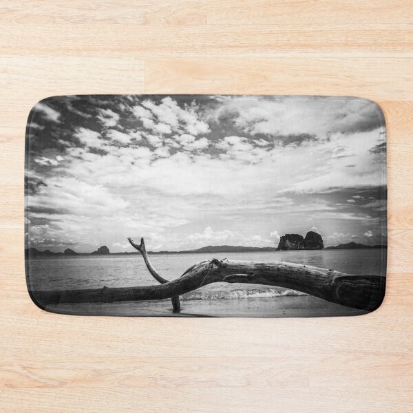 Item preview, Branch on a beach - Thailand black and white pinhole designed and sold by SilverSquirrels.