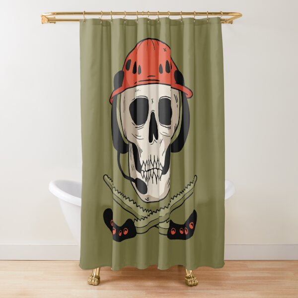 Raise the Jolly Roger Shower Curtain