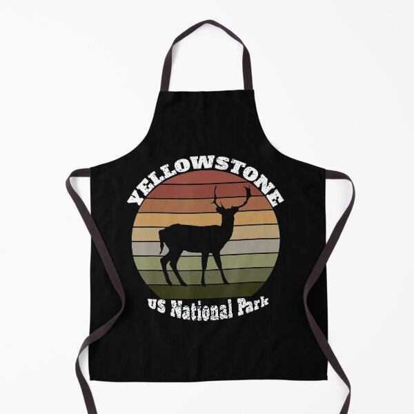 Item preview, Yellowstone National Park Vintage Retro Deer designed and sold by Giraud94.