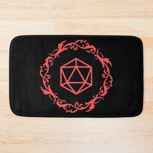 Item preview, Magical Red Polyhedral D20 Dice Tabletop RPG designed and sold by pixeptional.