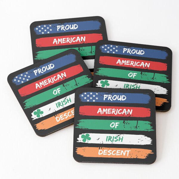 Item preview, Proud American of Irish Descent - Heritage Design designed and sold by Giacob.