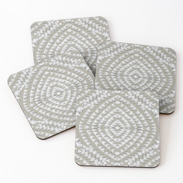 Item preview, Abstract Minimal White and Beige Geometrical Pattern. designed and sold by FanitsaArt.