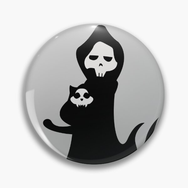 Item preview, Reaper's Pet Black & White Sticker designed and sold by SoLittleSteph.