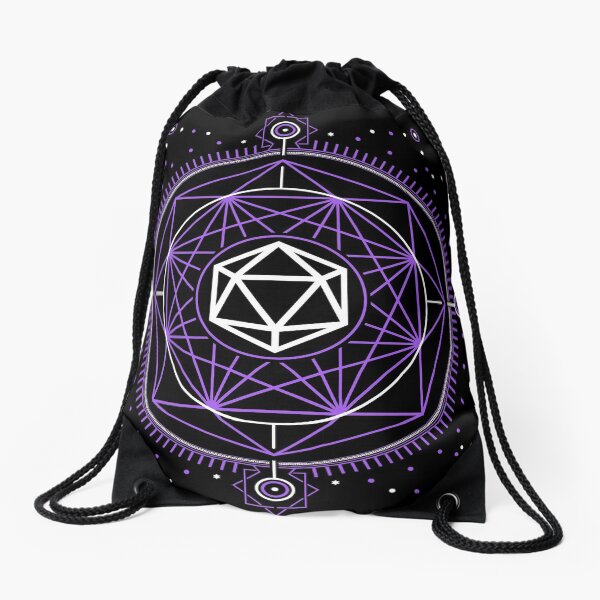 Item preview, Purple Sacred Symbol Polyhedral D20 Dice Tabletop RPG designed and sold by pixeptional.