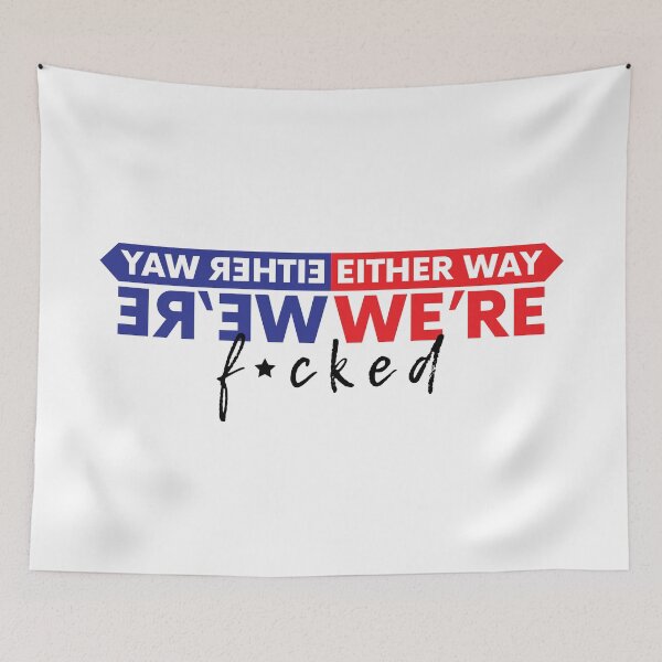 Item preview, American Presidential Election 2020 Funny Mockery of Political Left vs Right for light colours designed and sold by artColourized.