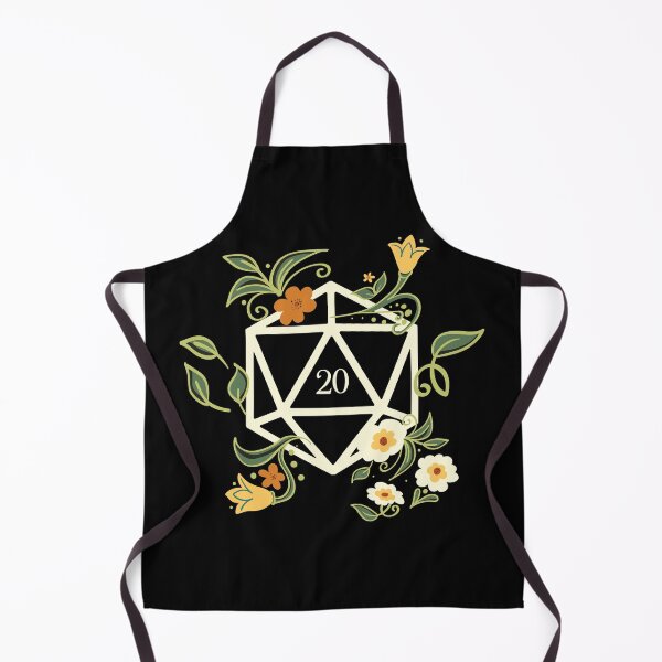 Item preview, White Polyhedral D20 Dice Plants Flowers and Succulents designed and sold by pixeptional.