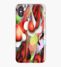 digital flower iPhone Case