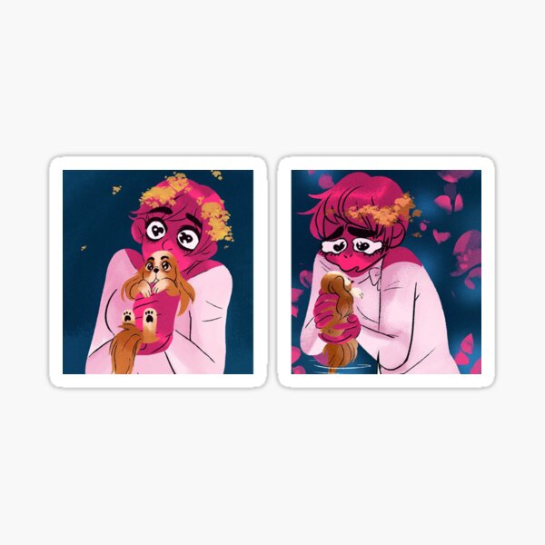 Lore Olympus Duo Puppy Sticker Sticker