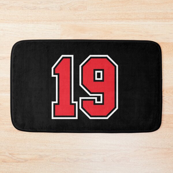 Item preview, 19 Black Red nineteen Number Jersey designed and sold by infrontofyou.