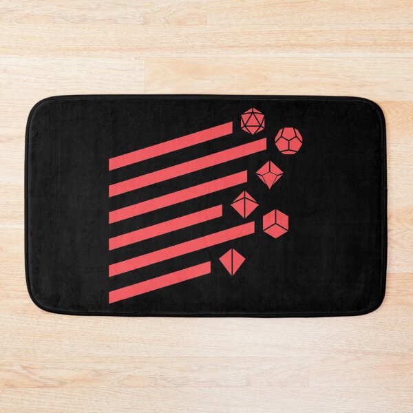 Item preview, Red Retro Polyhedral Dice Set designed and sold by pixeptional.