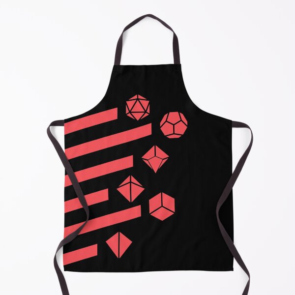 Item preview, Red Retro Polyhedral Dice Set designed and sold by pixeptional.