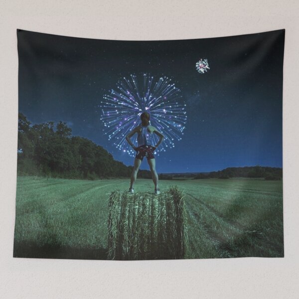 Item preview, France Fireworks Travel Photography, Dream Scenery designed and sold by Lizzie May.