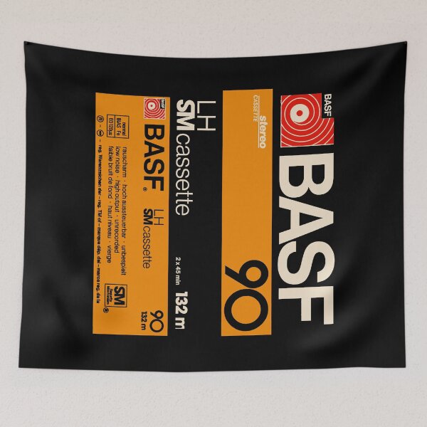Item preview, C90 AUDIO CASSETTE TAPE - INSERT (1980s) designed and sold by ThrowbackAds.