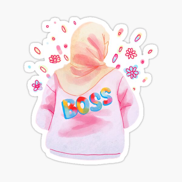 cute muslim girl Sticker for Sale by muslim-ah