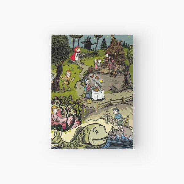 Märchen Wimmelbild Notizbuch