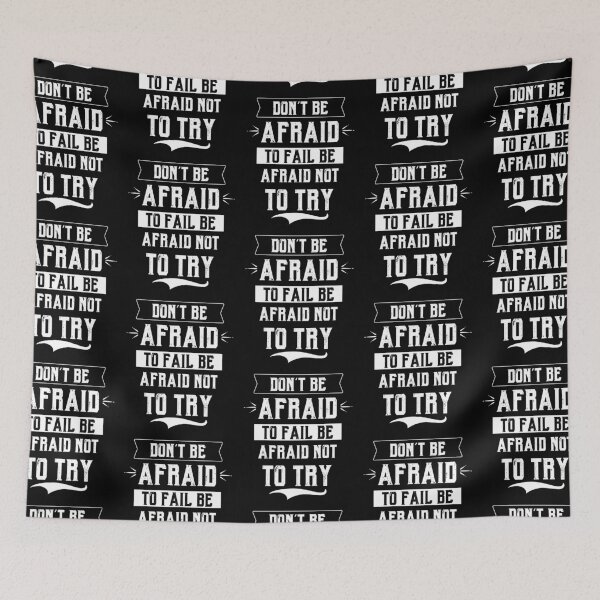 Item preview, Don't Be Afraid To Fail - Inspirational quote designed and sold by DiogoCalheiros.