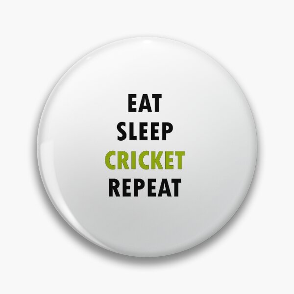 Item preview, Eat. Sleep. CRICKET. Repeat. designed and sold by Jannis12.