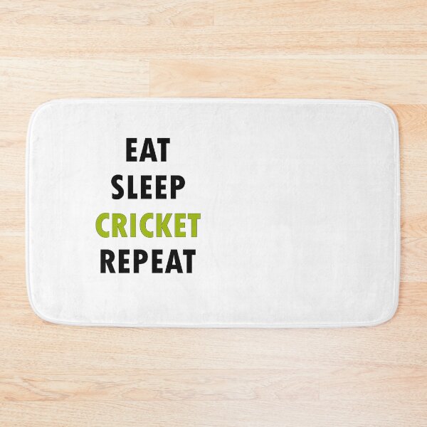 Item preview, Eat. Sleep. CRICKET. Repeat. designed and sold by Jannis12.
