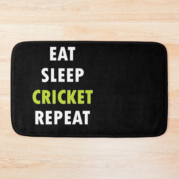 Item preview, Eat. Sleep. CRICKET. Repeat. designed and sold by Jannis12.