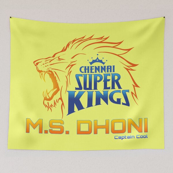 Item preview, Dhoni Chennai super kings yellow  designed and sold by Nishad4.